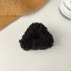 Horquilla de orejas de gato de peluche para otoño e invierno, de lana de cordero para mujer, bonita pinza tridimensional para el flequillo, tocado, pinza lateral, accesorios para el cabello
