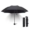 Paraguas grande reforzado de 10 varillas para hombre y mujer, a prueba de viento, doble uso para lluvia y sol, paraguas plegable de plástico negro, paraguas de regalo de negocios a prueba de sol doble