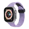 Adequado para Pulseira de Apple Watch S1-10 Geração Ultra Hermes Fivela Dobrável Monocromática Pulseira Esportiva de Silicone
