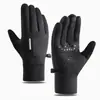 Guantes de Ciclismo para Hombre Otoño e Invierno Deportes de Ciclismo al Aire Libre Antideslizantes Pantalla Táctil Engrosados Pesca Expreso Entrega a Domicilio Fugas Guantes de Dos Dedos