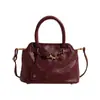 Bolsa Tote Chic Retrô Estilo Coreano de Grande Capacidade para o Dia a Dia de Mulheres Nova Coleção Outono/Inverno 2026 Versátil Casual Ombro Transversal