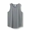 Chaleco Deportivo para Hombre Verano Delgado Estilo Coreano Moderno Holgado Talla Grande Color Sólido Sin Mangas Baloncesto Fitness Top