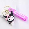 Llavero Kulomi Japonés y Coreano Dibujo Animado Pegamento Suave Colgante Pequeño Joyería Linda Venta al por Mayor Llavero Sanrio Pareja