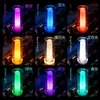 Nova Luz Noturna USB Universal para Carro Luz de Ambiente Lâmpada de Vela LED Fluxo de Sete Cores Fantasia Garrafa de Vidro