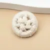 Botones Plásticos Planos de Colores con Cubierta de Tela para Suéteres, Abrigos, Gabardinas, Sacos, Prendas de Punto para Mujer y Camisas