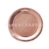 Juego de Vajilla Desechable Oro Rosa de 7 Pulgadas Suministros para Fiesta de Vacaciones Bandeja de Papel Bandeja Cuadrada Vaso de Papel Decoración de Boda para Adultos