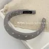 Diadema para el pelo de la frente alta para lavar la cara, diadema de lujo ligero absolutamente hermosa para mujer con pinza para el pelo de dientes, cinta para el pelo de esponja a cuadros, dopamina