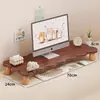 Bandeja para Teclado de Escritorio Base Elevadora de Monitor Soporte para Escritorio de Oficina Estante de Almacenamiento Elevador para Computadora de Escritorio