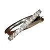 Anillo de cruz multicapa de oro real de 14 quilates chapado con circonita, simple y único, sensación de alta gama, anillo para el dedo índice, joyería versátil y elegante