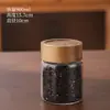 Potes de Armazenamento de Vidro de Madeira de Acácia Personalizados para Atacado Potes de Armazenamento de Vidro para Cozinha Potes de Armazenamento Selados para Grãos Garrafas Vazias