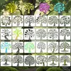 La Mejor Venta de Amazon Plantas de Jardín Estética Recorte Plantilla de Pintura Graffiti Infantil Pared Pintura Spray Recorte Plantilla Pintura