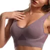Sujetador deportivo con perforaciones de malla para transpirabilidad, ropa interior deportiva transfronteriza de talla grande para yoga, running y fitness