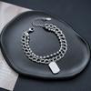 Pulseira de Corrente de Camada Dupla para Homens, Aço Titânio, Não Desbota, Joia de Etiqueta Moderna Fashion, Joia de Mão Versátil de Alta Qualidade para Mulheres
