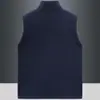 Outono e inverno Novo colete grosso forrado com lã polar colete de lã masculino moderno casaco quente para uso externo moderno 2166