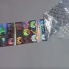 Fabricante de etiquetas anti-falsificación, etiquetas anti-falsificación únicas en su tipo, códigos QR estampados en caliente en papel, códigos anti-falsificación láser holográficos