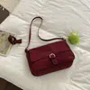 Nuevo bolso de nicho estilo coreano de Shuai Mi para mujer, bolso de hombro casual vintage y elegante, bolso cuadrado pequeño casual, bolso cruzado