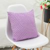 Almohada moderna y sencilla de satén jacquard, de color liso, para el hogar, para sala de estar, sofá, cintura, espalda y espalda.