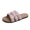 Sandalias Planas de Nuevo Estilo para Mujer, Estilo Francés de Vacaciones Verano Perlas Slip-On Antideslizantes Playa Suela Suave Chanclas