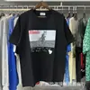 2025 Verão Masculino Rhude High Street Estampado Respirável Manga Curta Marca de Moda Camiseta de Manga Curta Pulôver Verão