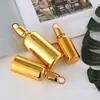 30ml50ml100ml Botella Gotero para Aceite Esencial Chapado Oro UV Botella Gotero Dorada Botella Gotero Cesta de Flores Sub-botella