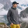 Chamarra de polar para hombre otoño e invierno abrigo de polar casual cárdigan con capucha engrosado cálido para exteriores senderismo montañismo top para mujer
