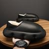 En nombre del cabello comercio exterior pantuflas de algodón para hombres y mujeres invierno 2023 nuevo hogar pareja un par de pantuflas de algodón impermeables para el hogar uso exterior