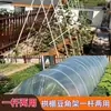 Estufa de fibra de vidro arqueada estufa de vegetais estrutura de suporte de estufa estrutura de treliça para feijão pepino abóbora jardim doméstico estufa aquecida