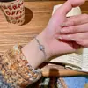 Pulsera Ajustable de Diamantes Completa, de Gama Alta y Ultra Brillante para Niñas, Lujo Ligero, Moderna, Versátil, Elegante, Joyería de Mano con Diseño de Nicho