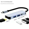 Hub de Expansión Multipuerto USB-C - Adaptador Tipo-C a HDMI 4K@30Hz, USB 3.0 y PD 100W - Serie de aleación de aluminio ( 3combinar 1a 9combinar 1)