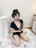 Lemon Story Lencería Sexy para Mujer Cosplay Falda Sexy para Cadera Uniforme de Azafata Atractivo Conjunto de Secretaria 8195