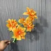 Gerbera Simulada de 5 Cabezas Salón de Bodas Pantalla para el Hogar Accesorios de Fotografía Diseño de Escena Guirnalda de Flores de Mano