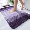 Alfombrillas de Piso para Baño con Degradado Transfronterizo, Alfombrillas Antideslizantes de Secado Rápido para Baño, Alfombra Doméstica Moderna y Sencilla Etiquetado y Entrega