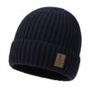 Gorro de lana para hombre, estilo coreano, cálido, de moda, para otoño e invierno, estilo japonés, con forro polar y protección para las orejas, para mujer