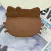 Presilha de Gato Hello Kitty Garra de Gato Textura Fosca Gatinho Fofo Acessório de Cabelo de Alta Qualidade para Mulheres Estilo Coreano Doce Hello Kt Gato