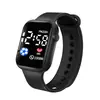 Reloj Electrónico LED Deportivo para Adolescentes y Niños, Reloj Cuadrado Pequeño en Forma de Corazón de Venta Caliente en Comercio Exterior, Reloj Electrónico para Estudiantes