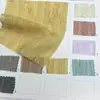 Tela Jacquard de Gasa Poliéster Textura Plisada Rayas Moda Femenina Jacquard Teñido en Hilo