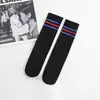 Seis Uno Medias de Terciopelo Fino para Niños Calcetines Blancos de Baile Hasta la Rodilla Retro Rayas de Tres Barras Calcetines de Caña Media para Niñas