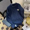 Suéter Masculino de Tricô com Ponto Trançado e Gola Redonda, Pulôver Grosso Solto para Outono e Inverno, Suéter de Cor Sólida para Looks em Camadas, Peça de Roupa Externa Tendência