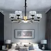 Lámpara de Araña para Sala de Estar 2025 Nuevo Modelo Nórdico Moderno Minimalista Hogar Tendencia Lujo Ligero Lámpara para Comedor Set de Iluminación para Dormitorio