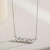 Collar con colgante clásico vintage 2023 para mujer, Plata de ley S925, Viento frío, Diamante completo, Forma irregular, Collar de diamantes