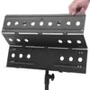 Estante de música dobrável com ou sem furos, altura ajustável, especializada para guzheng, guqin e outros instrumentos musicais