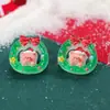 Serie Navideña Adornos para Uñas Papá Noel Muñeco de Nieve Reno Árbol de Navidad Caja de Regalo Armadura para Árbol Funda para Teléfono Móvil Adornos