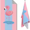 Toalha de Praia Oceano Macia e Amiga da Pele, Toalha Esportiva Estampada de Microfibra, Toalha de Banho Absorvente e de Secagem Rápida, Atacado Personalizado