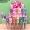 Comércio Exterior Mlundo6 cor óleo labial transparente copo que não gruda batom que muda de cor com a temperatura menina hidratante brilho batom com mudança de cor