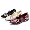 Zapatos de Princesa de Tacón Alto para Niñas 2026 Nuevos de Primavera/Otoño Punta Fina para Actuación Infantil Show Wear con Vestidos Formales Zapatos Planos de Moda