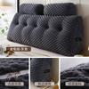 Cojín de terciopelo de tortuga Yongguang para mesita de noche Desmontable y lavable Cama doble con respaldo grande Tatami Habitación Bolsita suave Almohada de cama