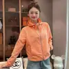 Chaqueta con Capucha Protectora Solar de Verano Estilo Coreano para Mujer 2026, Top Corto Casual Versátil para Mujer Petite