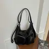 Bolsa tote grande com padrão de lichia retrô para mulheres, novo estilo 2026, mochila multifuncional de couro macio, bolsa para o dia a dia outono/inverno e bolsa de ombro tote