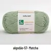 Moe 5 fios de algodão de leite penteado fio de espessura média 5 fios de lã de bebê diy boneca de bola de lã tecida à mão