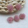 Rosa Morado Flor Pequeña Flor de Camelia Accesorios de Resina diy Pendientes Hechos a Mano Pasador Funda de Teléfono Venta al por Mayor
